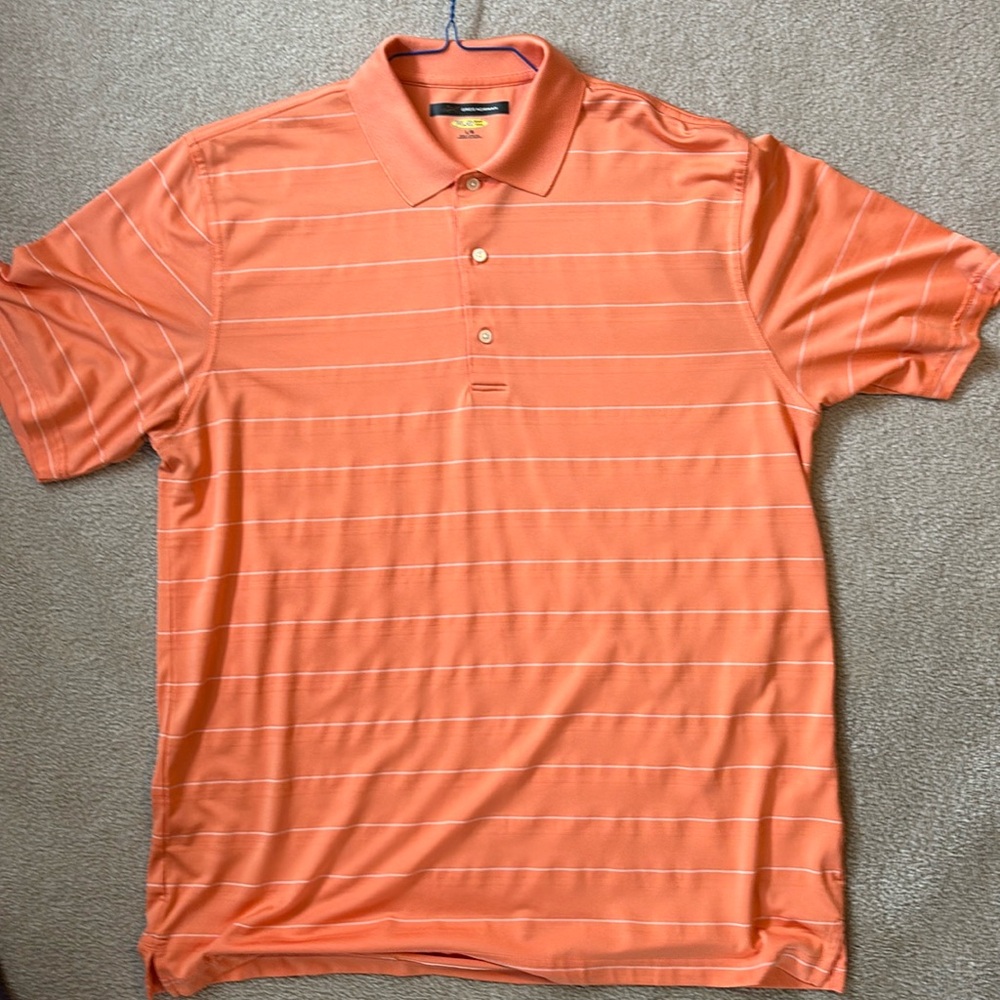 Greg Norman Play Dry golf polo. Size L